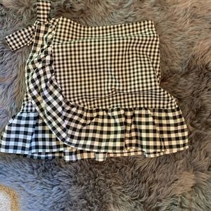 Gingham skirt